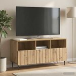 vidaXL Meuble TV 102 x 34 5 x 50 cm Chêne artisanal Bois d'ingénierie