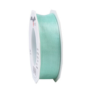 Organza four seasons 25-m-rouleau 25 mm glauque laitonné
