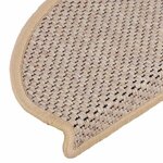 vidaXL Tapis d'escalier autocollants 30 Pièces 65x21x4 cm beige clair