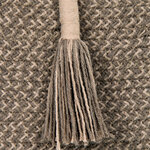 Panier de rangement en coton marron 34 x 54 x 50 cm