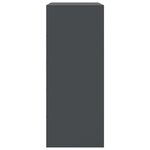 vidaXL Buffet haut anthracite 67x39x95 cm acier