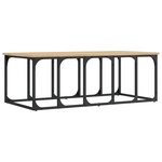 vidaXL Table basse chêne sonoma 100x50x35 5 cm bois d'ingénierie