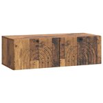 vidaXL Meuble TV mural Bois ancien 99 x 41 x 30 cm Bois d'ingénierie
