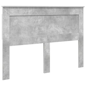 vidaXL Tête de lit Gris béton 150 cm Bois d'ingénierie