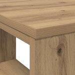 vidaXL Bureau d'angle Chêne artisanal Bois d'ingénierie Moyen Élégant