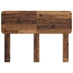 vidaXL Tête de lit Bois Ancien 120 cm Bois d'ingénierie