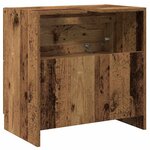 vidaXL Meuble Sous Évier Bois Ancien 59 x 37 x 59 cm Bois d'ingénierie