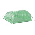 vidaXL Serre avec cadre en acier vert 24 m² 6x4x2 m