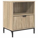 vidaXL Table de chevet Chêne sonoma 49 x 36 x 61 cm Bois d'ingénierie