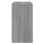 vidaXL Buffets 2 Pièces Sonoma gris 70x41x75 cm Bois d'ingénierie