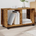 vidaXL Armoire à roulettes vieux bois 72x33x42 5 cm bois d'ingénierie