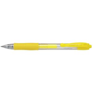 Stylo Roller Encre Gel G2 07 Néon Pointe Moyenne Jaune néon PILOT