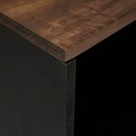 vidaXL Buffet 80x33.5x75 cm Bois massif Mangue