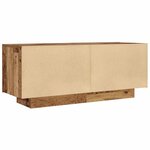 vidaXL Table de chevet vieux bois 100x35x40 cm bois d'ingénierie