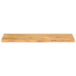 vidaXL Dessus de table à bord vivant 120x30x2 5cm bois massif manguier