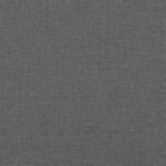 vidaXL Ensemble de Canapés Gris foncé tissu