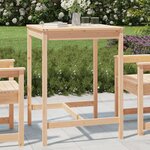 vidaXL Table de jardin 82 5x82 5x110 cm bois massif de pin