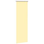 vidaXL Store enrouleur occultant jaune largeur du tissu 45 7 cm