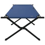 vidaXL Lit de camping pliant Bleu Tissu Oxford