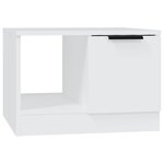vidaXL Table basse Blanc 50x50x36 cm Bois d'ingénierie