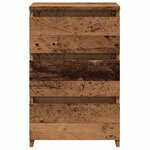 vidaXL Table de chevet vieux bois 40x35x62 5 cm bois d'ingénierie