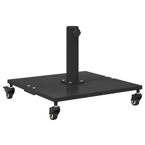 vidaXL Base de parasol extérieur Noir 45 x 45 x 31 cm Acier