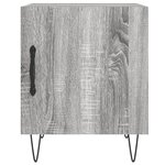 vidaXL Table de chevet sonoma gris 40x40x50 cm bois d'ingénierie