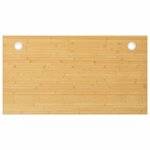 vidaXL Dessus de bureau 100x60x4 cm bambou