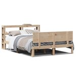 vidaXL Cadre de lit avec tête de lit sans matelas 150x200 cm