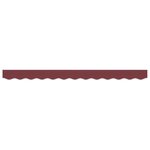 vidaXL Bande de auvent Bordeaux 2.3 x 0.2 m Toile