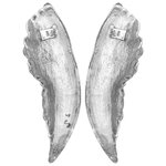 vidaXL Ailes Argent 91x31x5 cm Aluminium