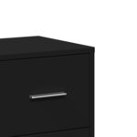 vidaXL Buffet noir 60x31x84 cm bois d'ingénierie