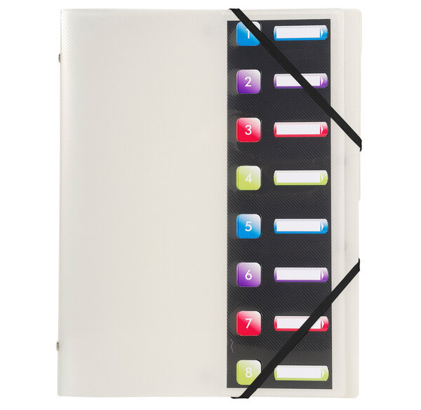 Trieur PP 3Rabat 8C CRYSTAL COLOURS EXACOMPTA