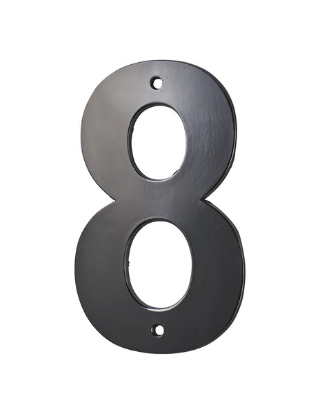 THIRARD - Chiffre 8 à visser  alliage  H.80mm  noir - THIRARD