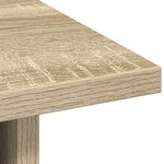 vidaXL Table de chevet 2 pc Chêne Sonoma 41 x 40 x 45 cm