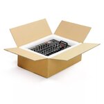 20 cartons d'emballage 16 x 12 x 11 cm - Double cannelure