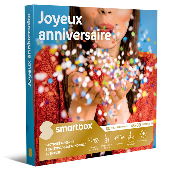 SMARTBOX - Coffret Cadeau Joyeux anniversaire - Multi-thèmes