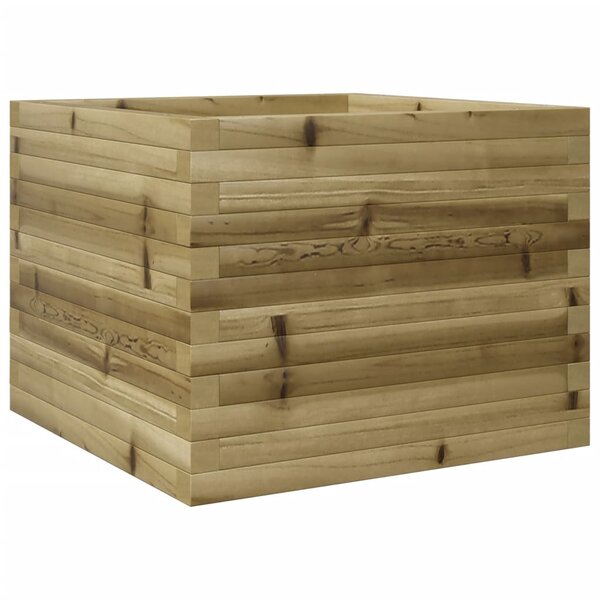 vidaXL Jardinière 60x60x46 cm bois de pin imprégné