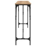 vidaXL Table console chêne artisanal 200 x 29 x 75 cm