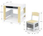 Table et deux chaises Sven Natural