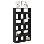 vidaXL Bibliothèque noir 100x33x187 5 cm bois d'ingénierie