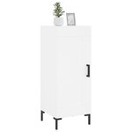 vidaXL Buffet blanc 34 5x34x90 cm bois d'ingénierie