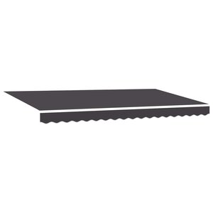 vidaXL Auvent rétractable Anthracite 400 x 200 cm
