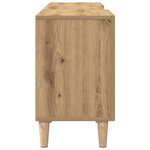 vidaXL Meuble TV chêne artisanal 150 x 30 x 50 cm Bois d'ingénierie