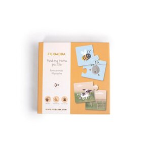 Puzzles - Retrouve ma maison - Animaux de la ferme