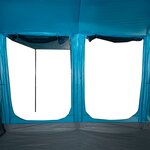 vidaXL Tente familiale tunnel 10 personnes bleu imperméable