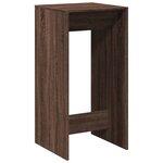 vidaXL Table de bar chêne marron 51x50x103 5 cm bois d'ingénierie