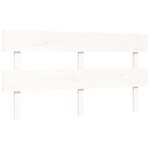 vidaXL Cadre de lit sans matelas blanc 160x200 cm bois massif