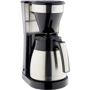 Melitta easy top therm inox ii 1023-10 - cafetiere filtre 1l - 1050 w - noir