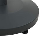 vidaXL Pied de parasol Gris foncé 48 x 48 x 32 cm